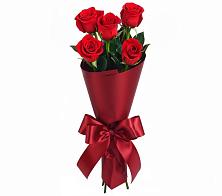 Букет 5 Красных роз Эдлесс Лав в Николаевске