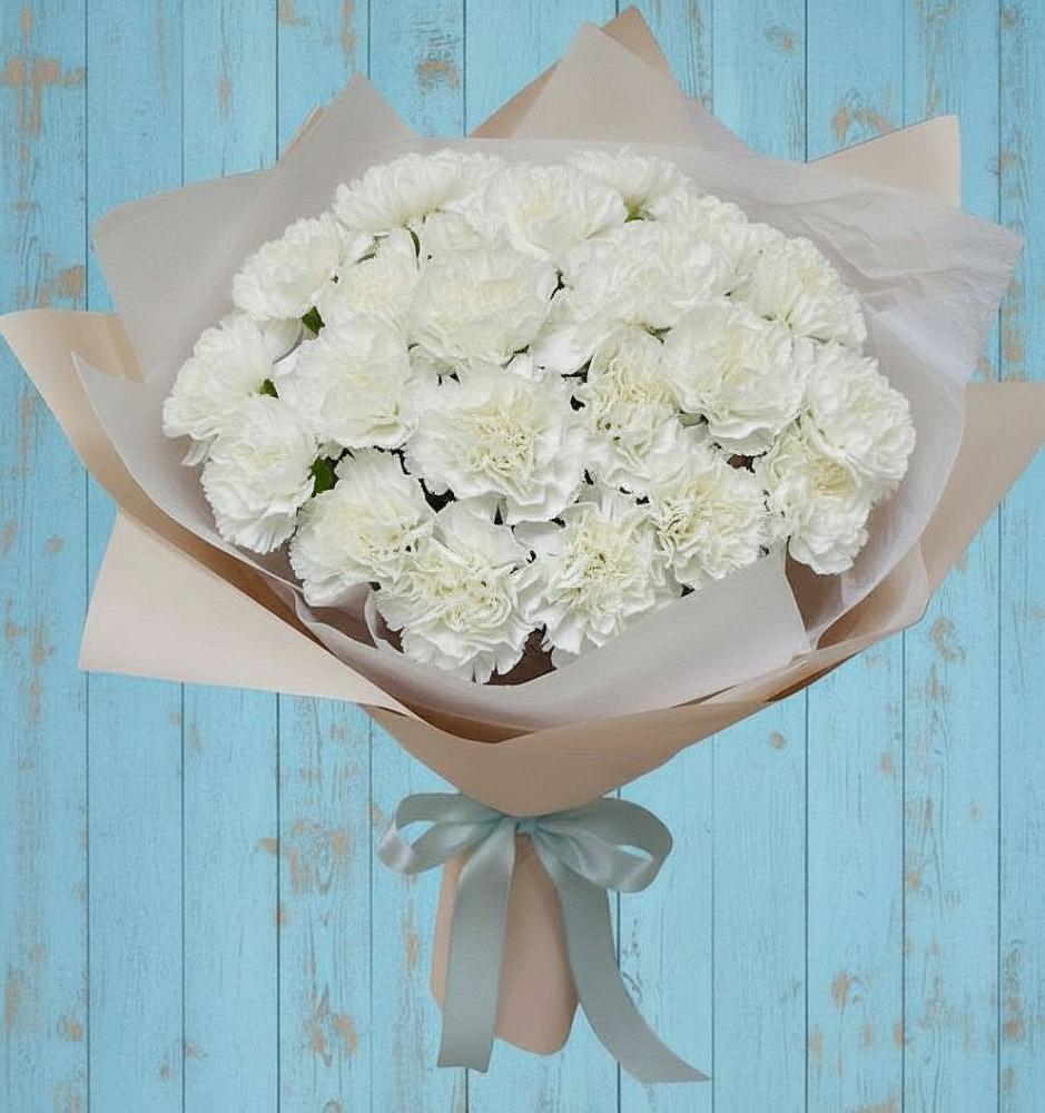 Букет цветов из: Гвоздики в Николаевске