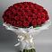 Букет 101 Красная роза Блэк Мэджик в Николаевске