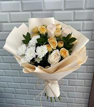 Букет цветов из:  Розы и Хризантемы #REPLACE_PRED# Николаевске