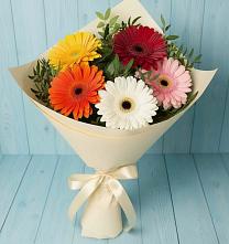 Букет цветов из:  Герберы в Николаевске