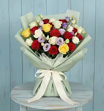 Букет цветов из:  Розы в Николаевске