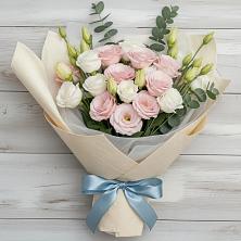 Букет цветов из:  Лизиантусы в Николаевске