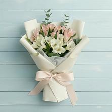 Букет цветов из:  Альстромерии #REPLACE_PRED# Николаевске
