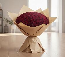 Букет 101 Красная роза в Николаевске