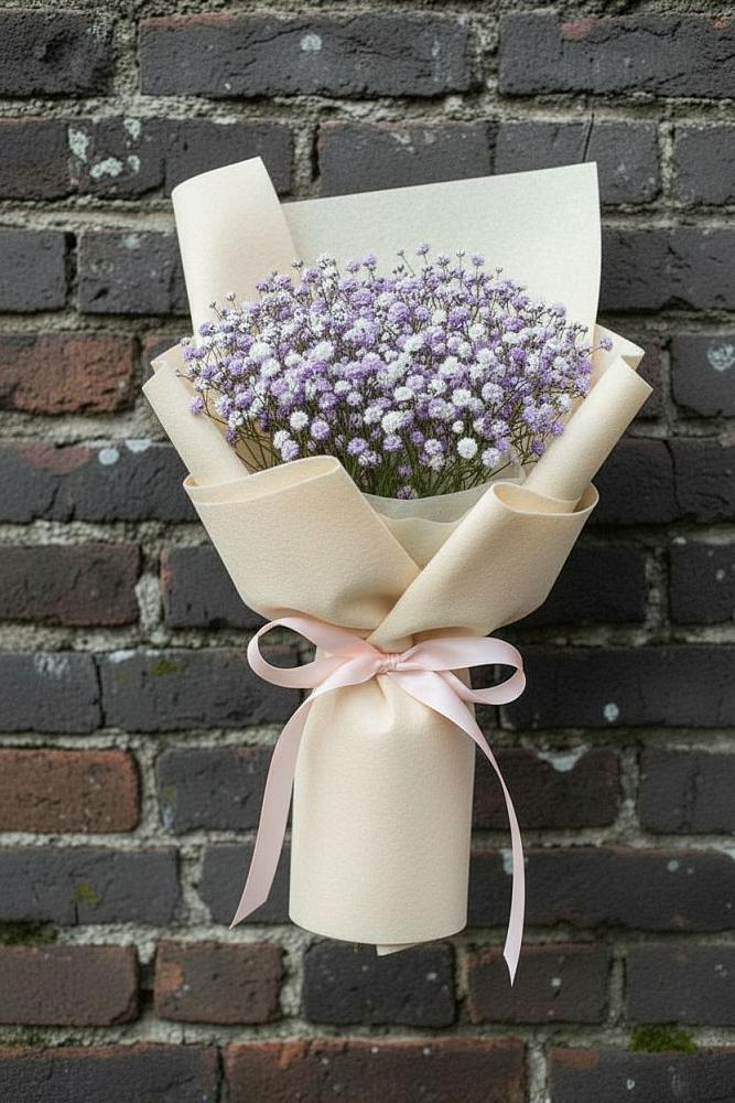 Букет цветов из: Гипсофила в Николаевске