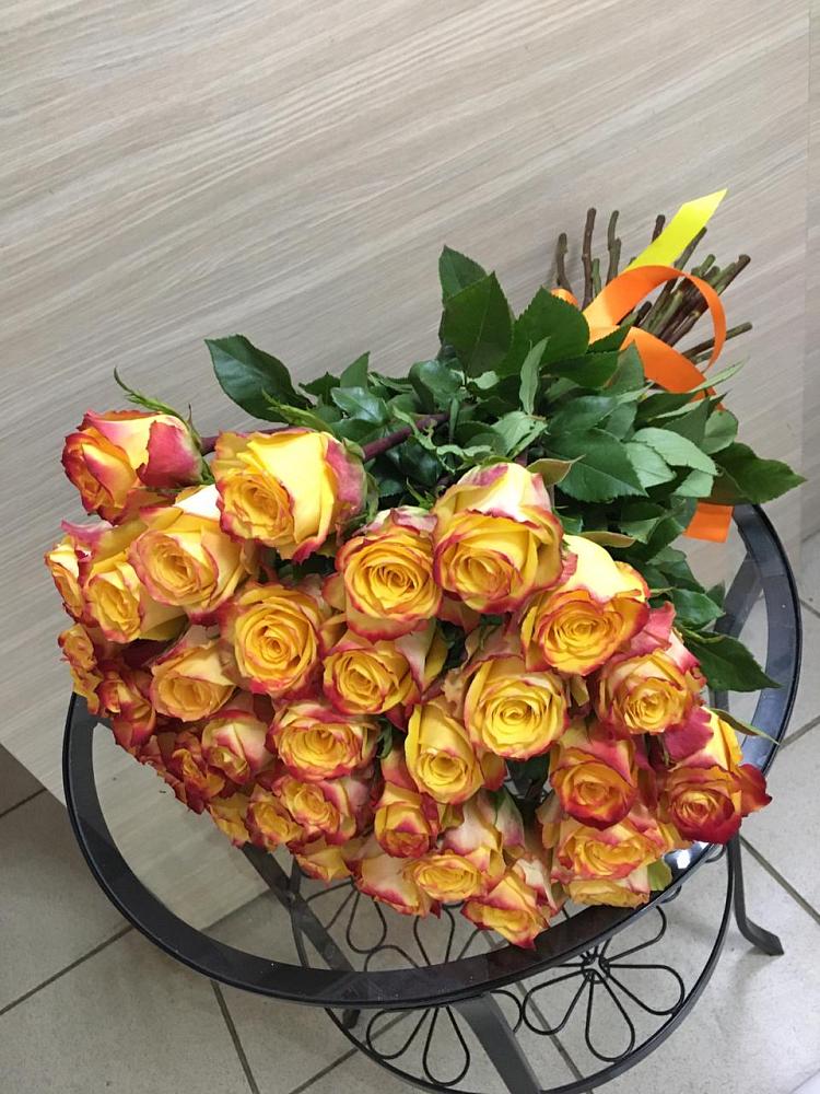 Букет Желтые розы в Николаевске