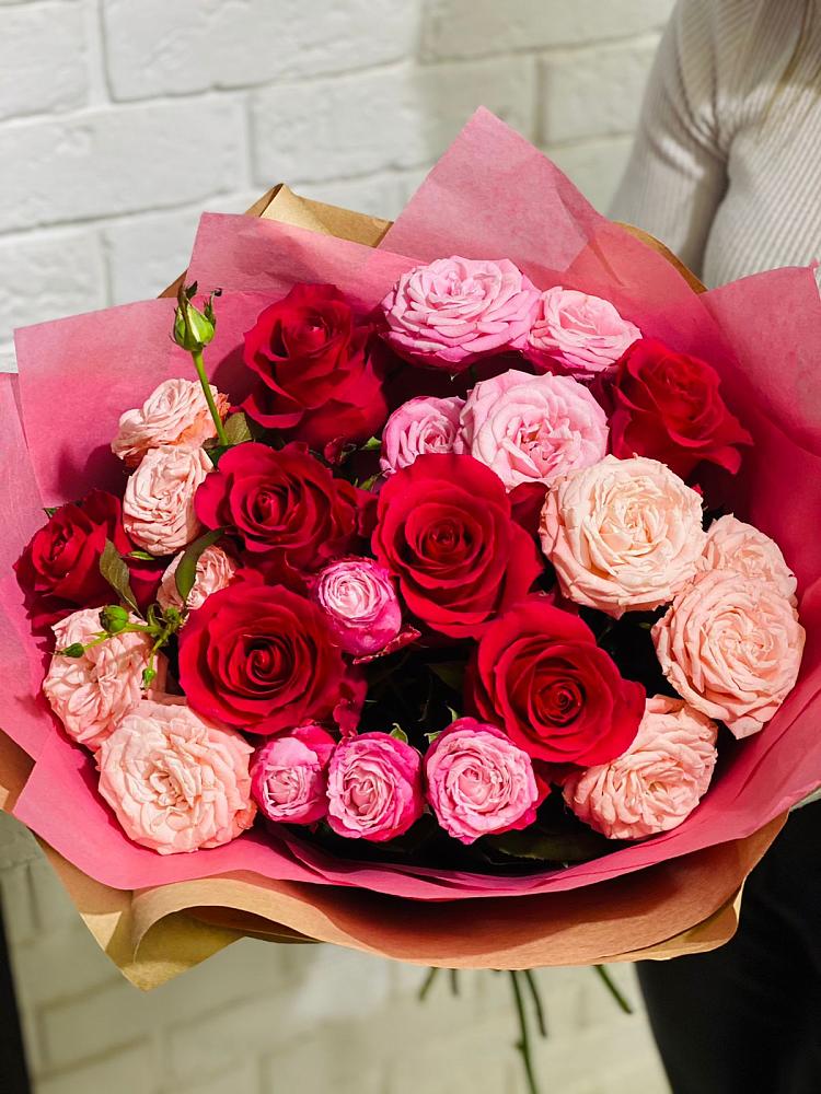 Букет цветов из: Розы в Николаевске