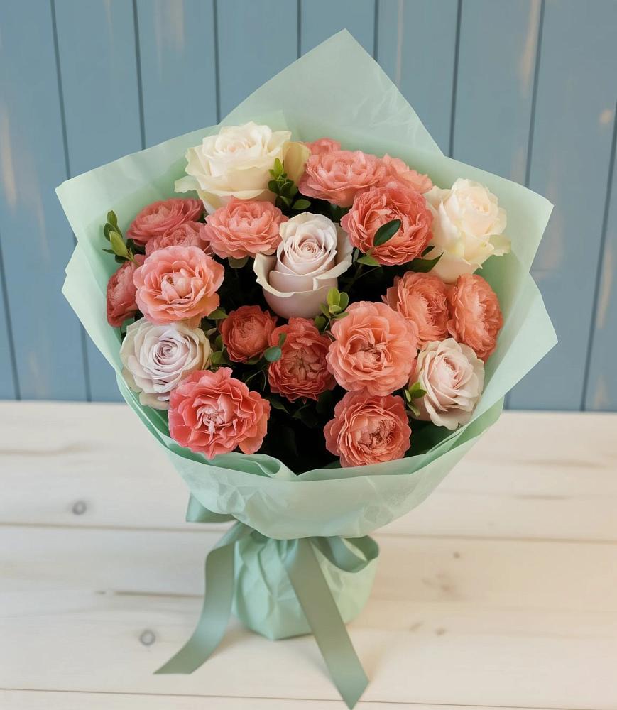 Букет цветов из: Розы в Николаевске