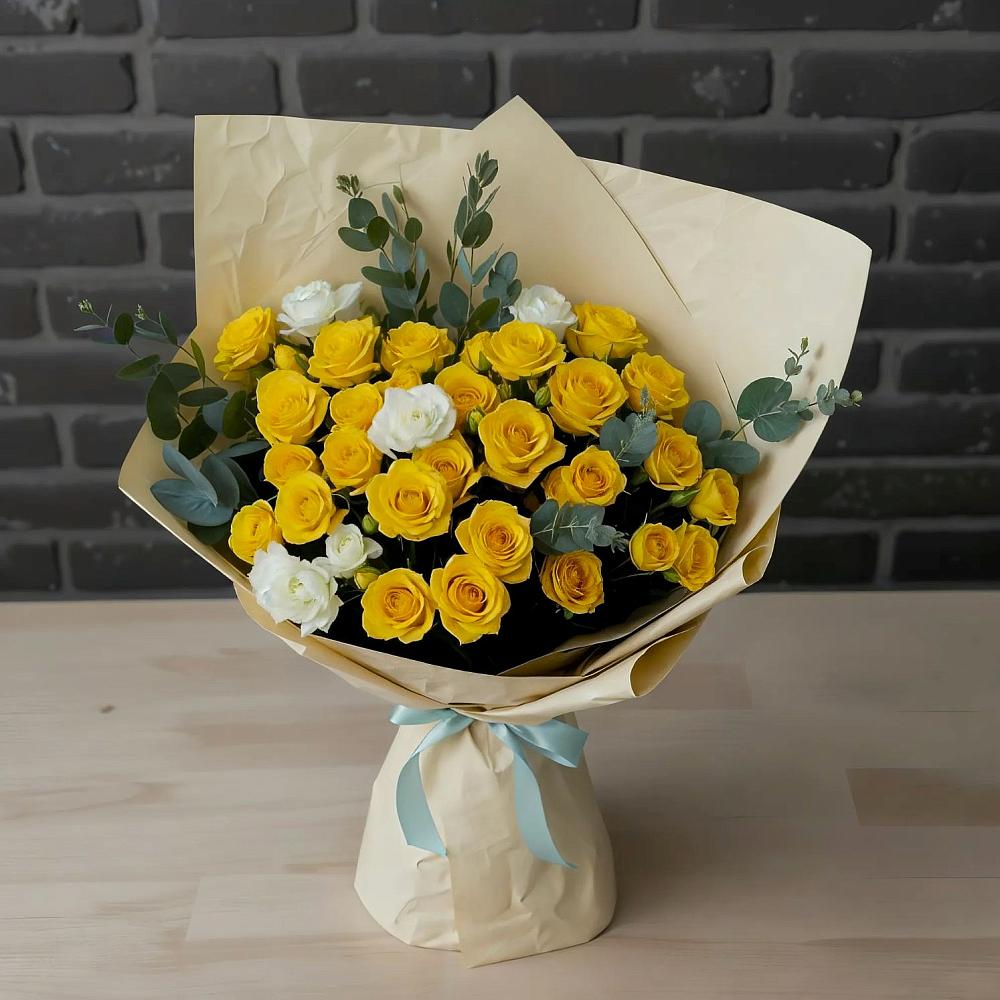 Букет цветов из: Розы в Николаевске