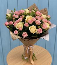 Букет цветов из:  Розы в Николаевске