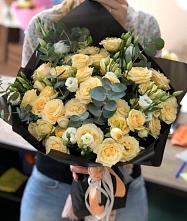 Букет цветов из:  Розы и Лизиантусы #REPLACE_PRED# Николаевске