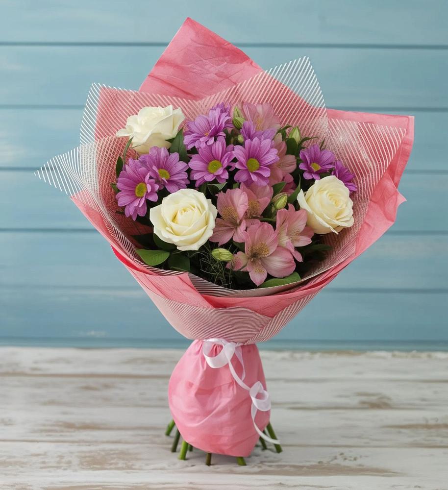 Букет цветов из: Герберы в Николаевске