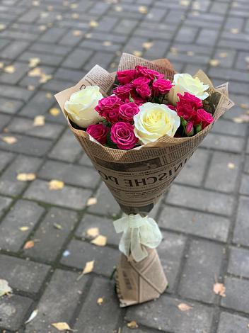 Букет цветов из: Розы в Николаевске
