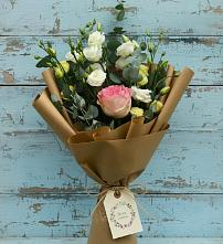 Букет цветов из:  Розы и Лизиантусы #REPLACE_PRED# Николаевске